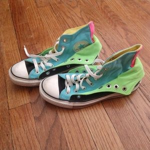 Converse all stars size 5 double uppers